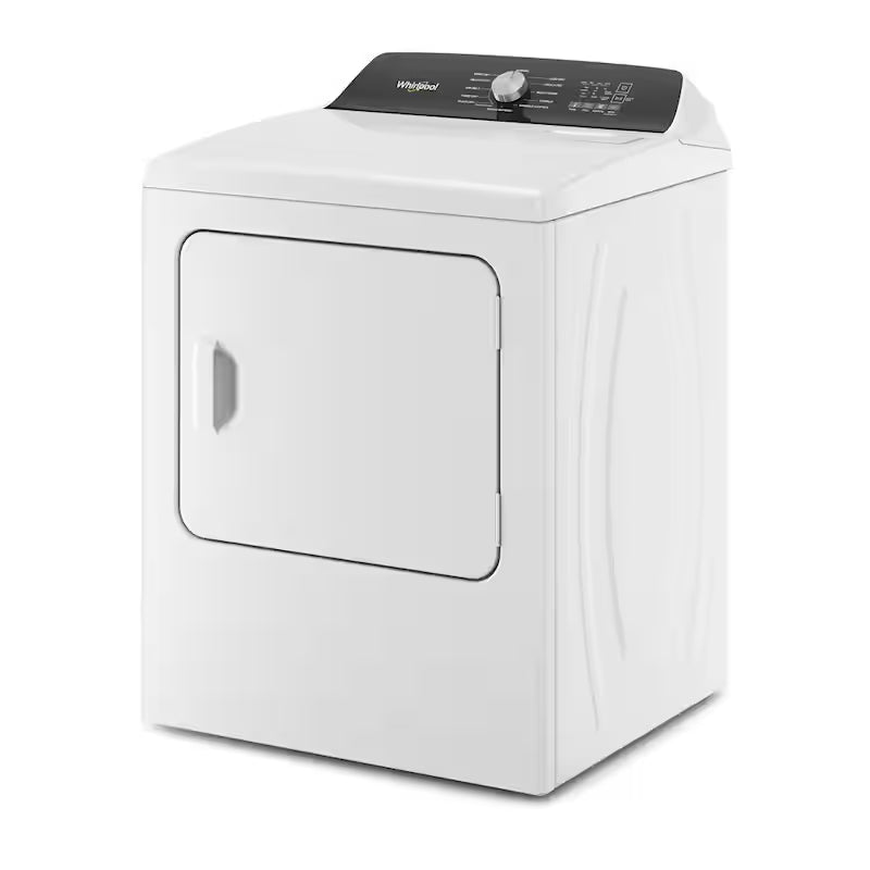 White 7 cu. ft. Electric Top Load Dryer with Steam U674354