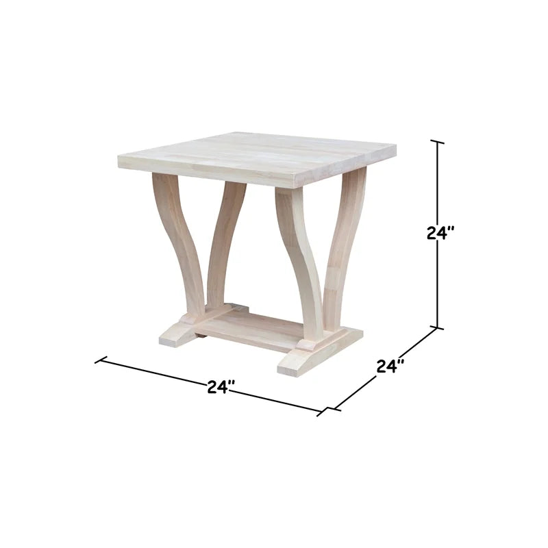 Solid Wood End Table W116