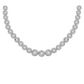 14k White Gold Diamond Tennis Necklace 1 Ctw I448