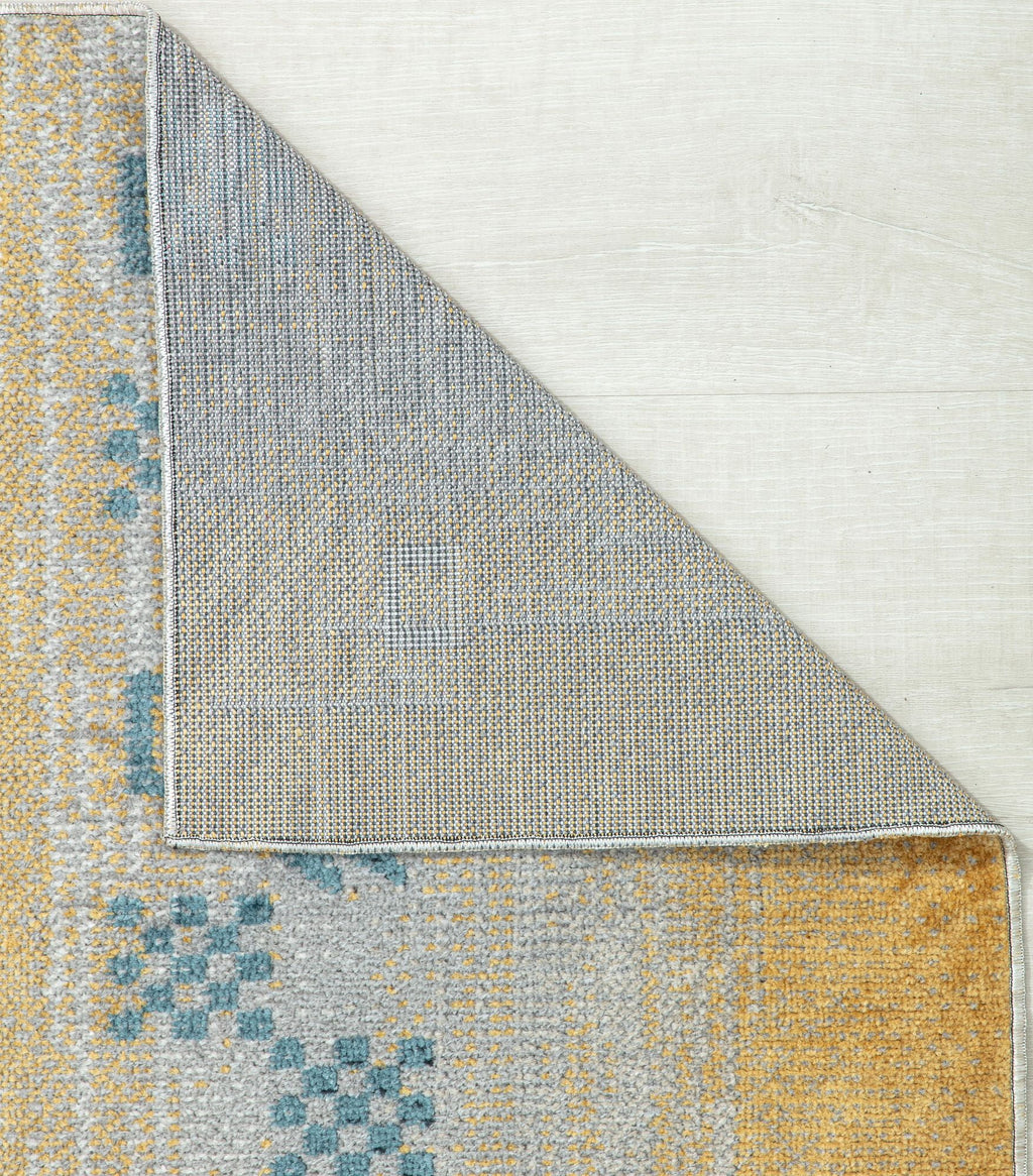 Yellow Tribal Bohemian Area Rug 2'6" x 4' Y393