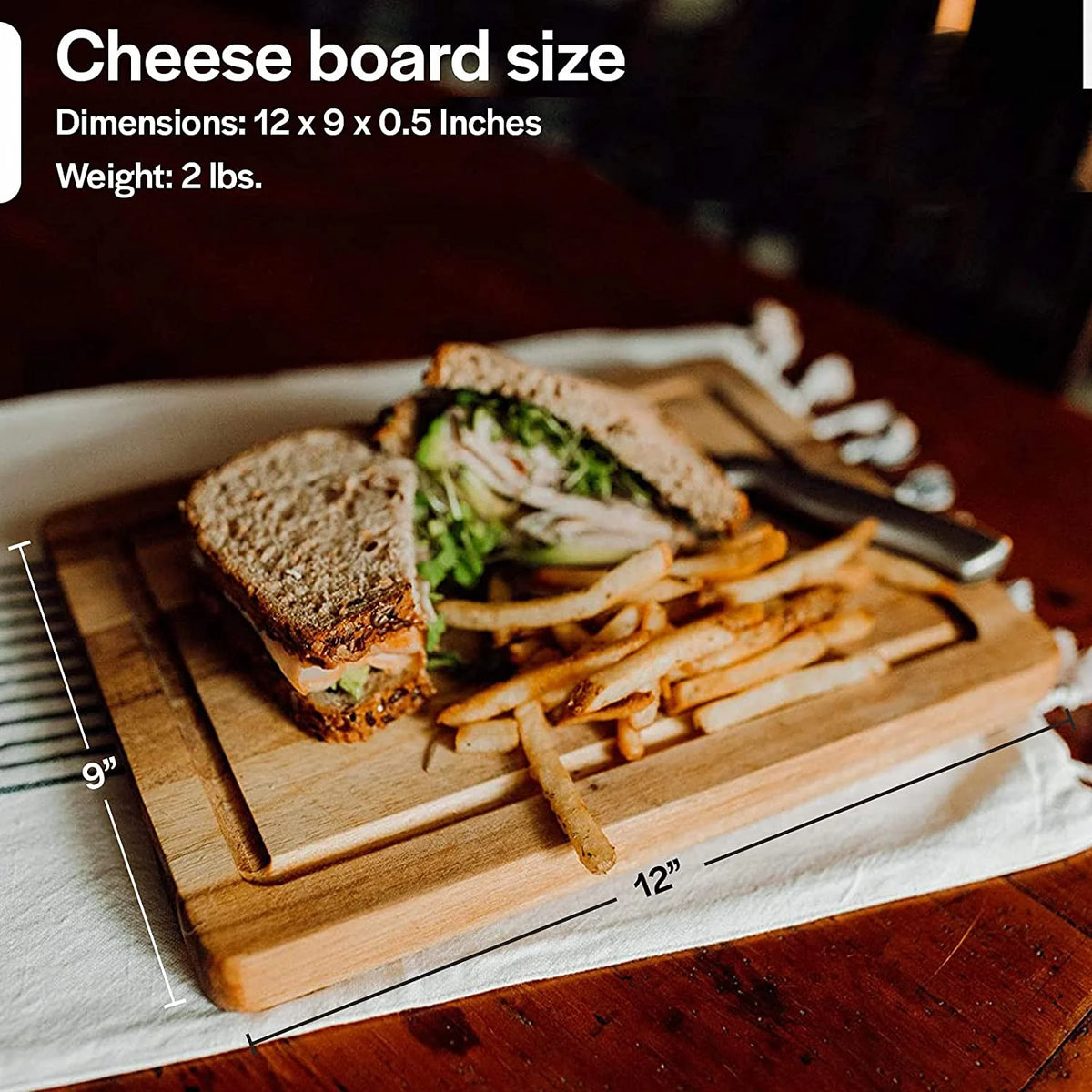 Small Wood Cutting Board 12 Inch S730178