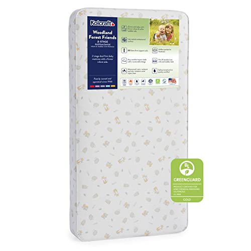 Waterproof Crib Mattress, Extra Firm Coils, 52"X28" N797206