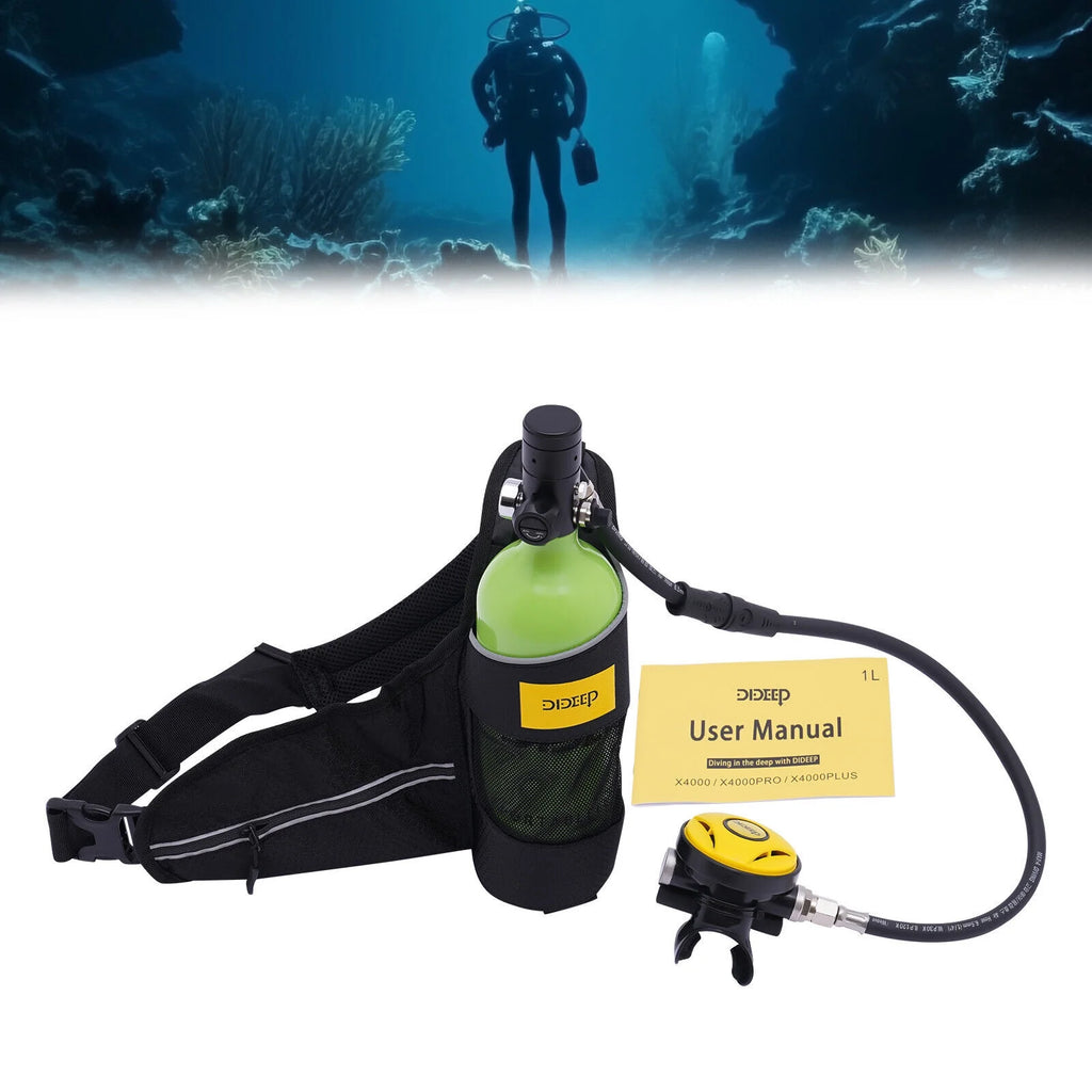1L Mini Scuba Tank Underwater Dive Oxygen B368