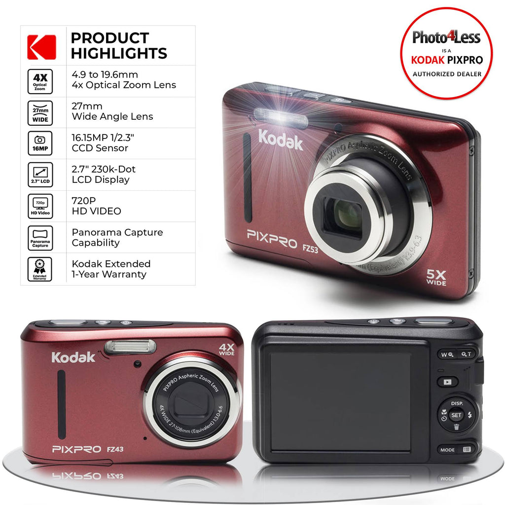 Digital Camera (Red) I8691