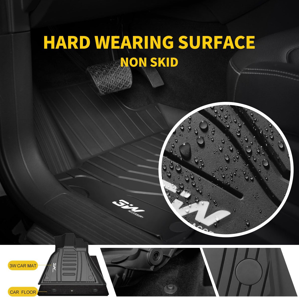 Black Heavy Duty Trunk Liner for Jeep Cherokee A1290