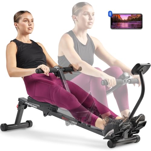 Compact Adjustable Rowing Machine with 12 Levels of Resistance Z46817