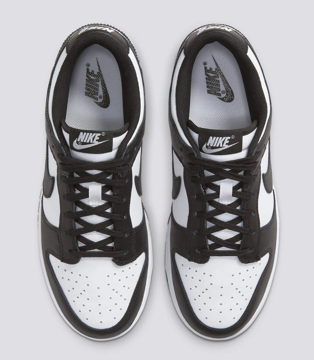 Black & White Leather Running Shoes G795
