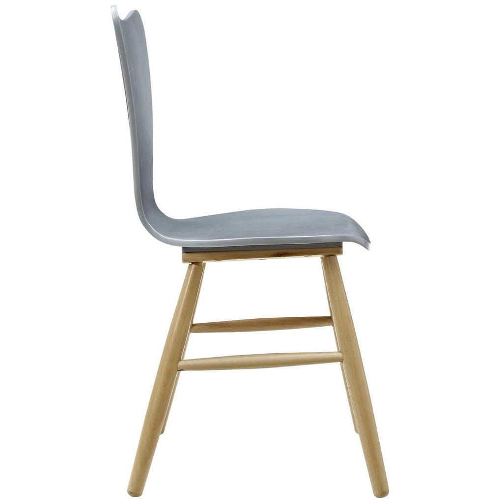 Gray Set of 4 Dining Chair E752863