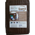 6 ft. x 8 ft Brown-green Poly Tarp E2180