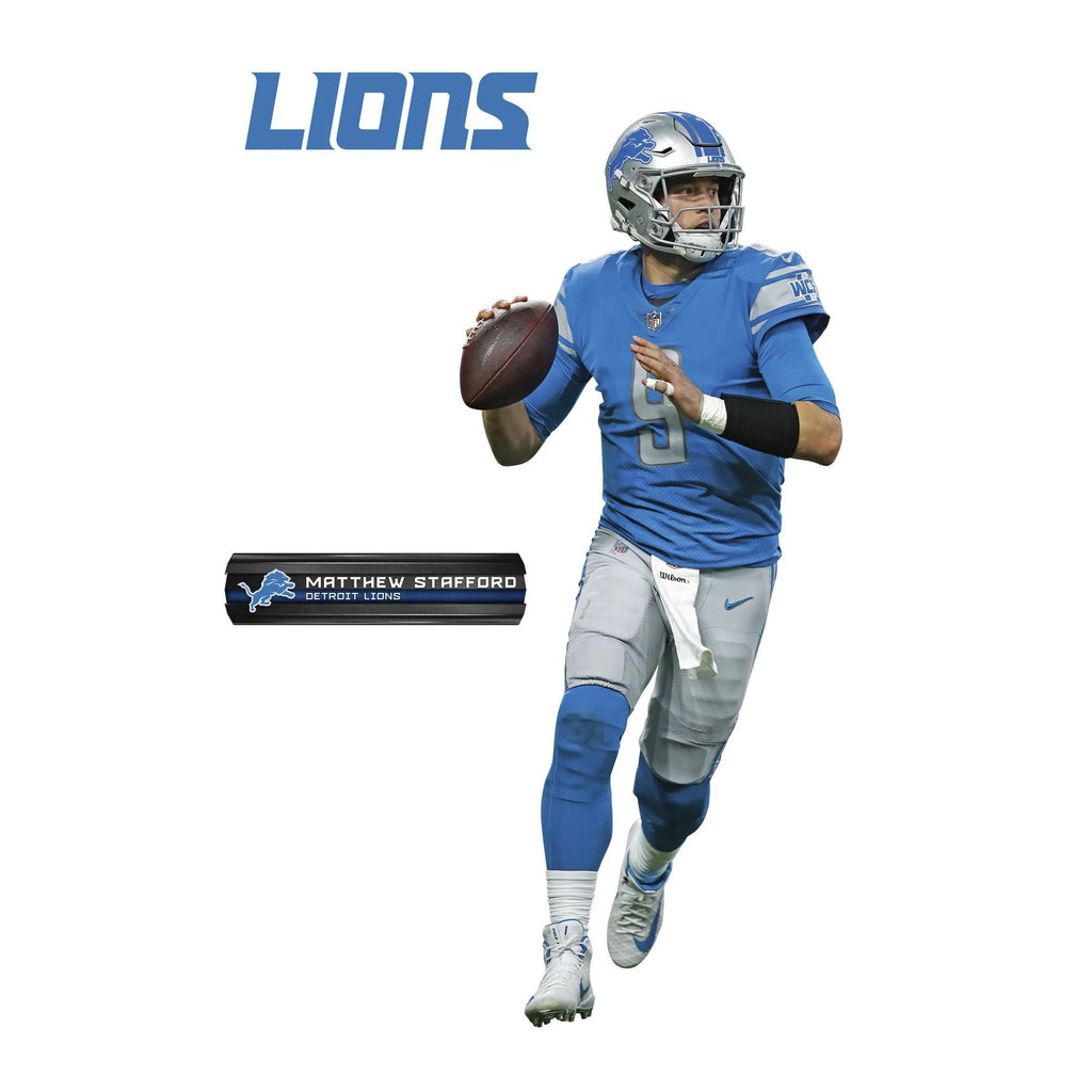 Officially Licensed NFL Removable Wall Decal Giant Athlete + 2 Wall Decals O363243