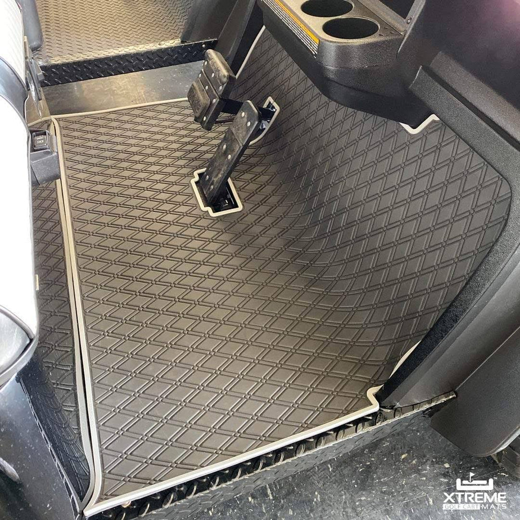 Grey Golf Cart Floor Mats Y365