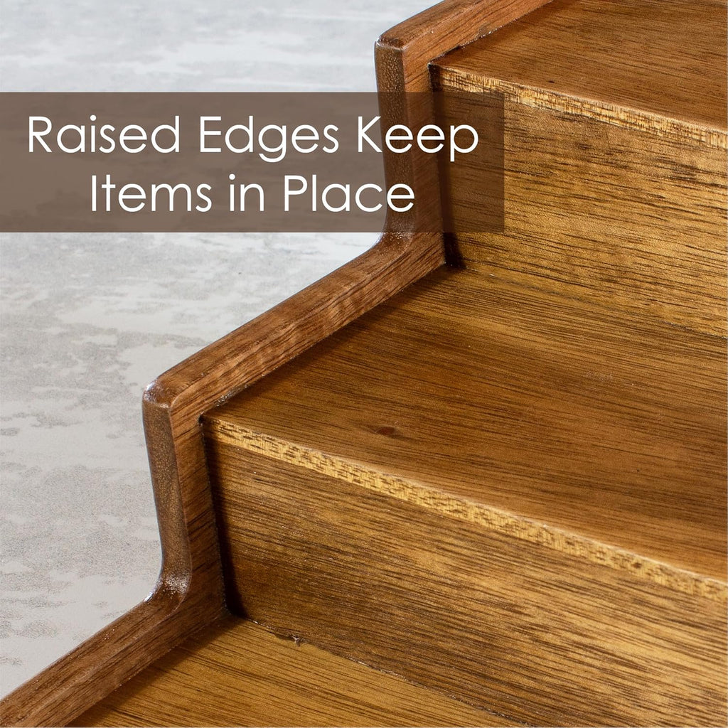3 Tier Acacia Wood Spice Rack X63494