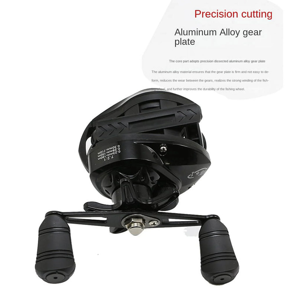7.2:1 Left Hand Baitcasting Fishing Reel Y421