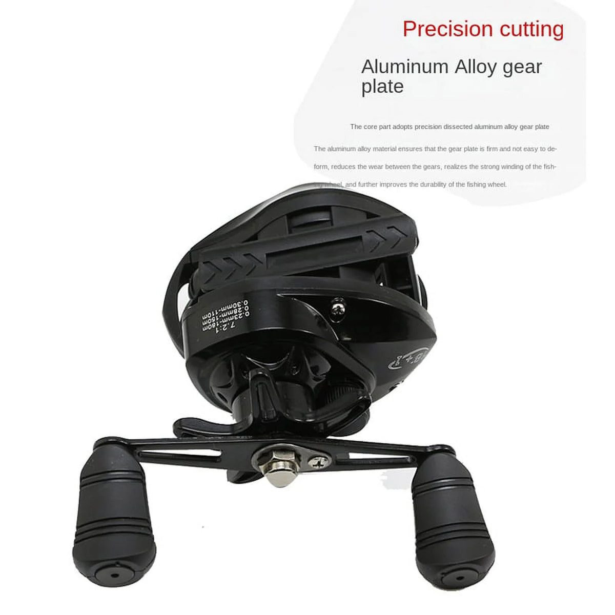 7.2:1 Left Hand Baitcasting Fishing Reel Y421
