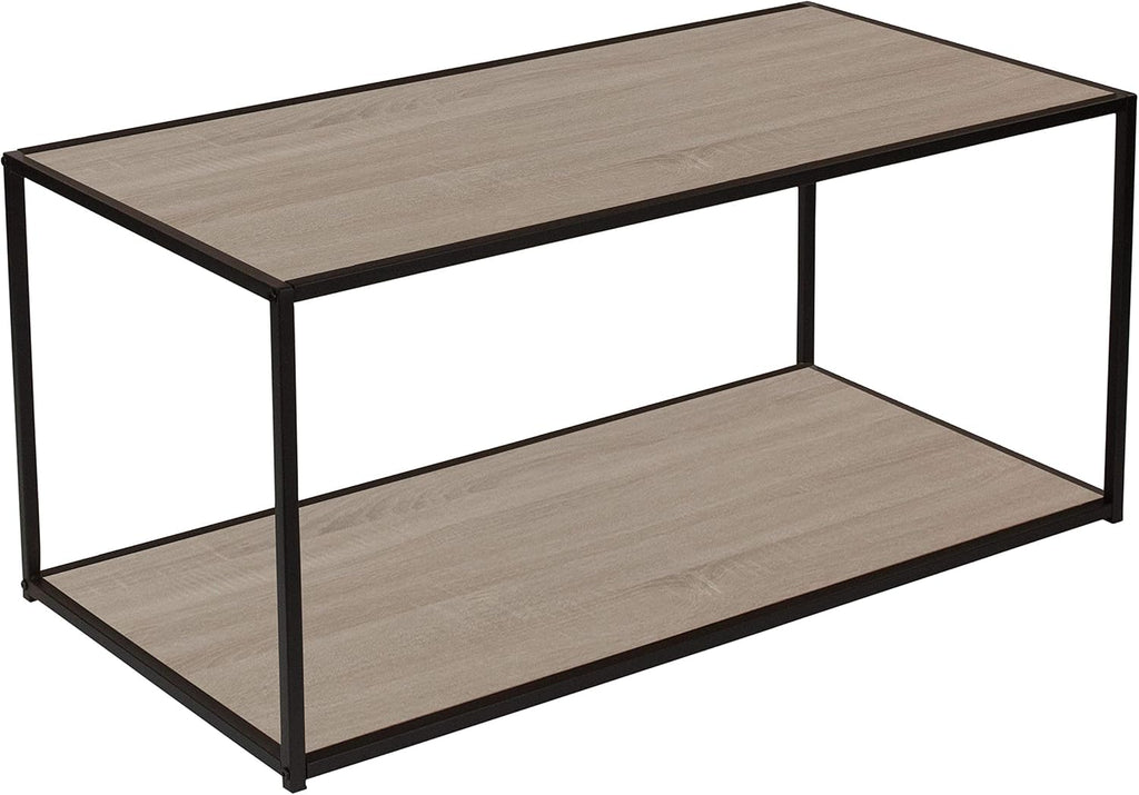 Nesting Tables with Black Metal Cantilever Base V87379