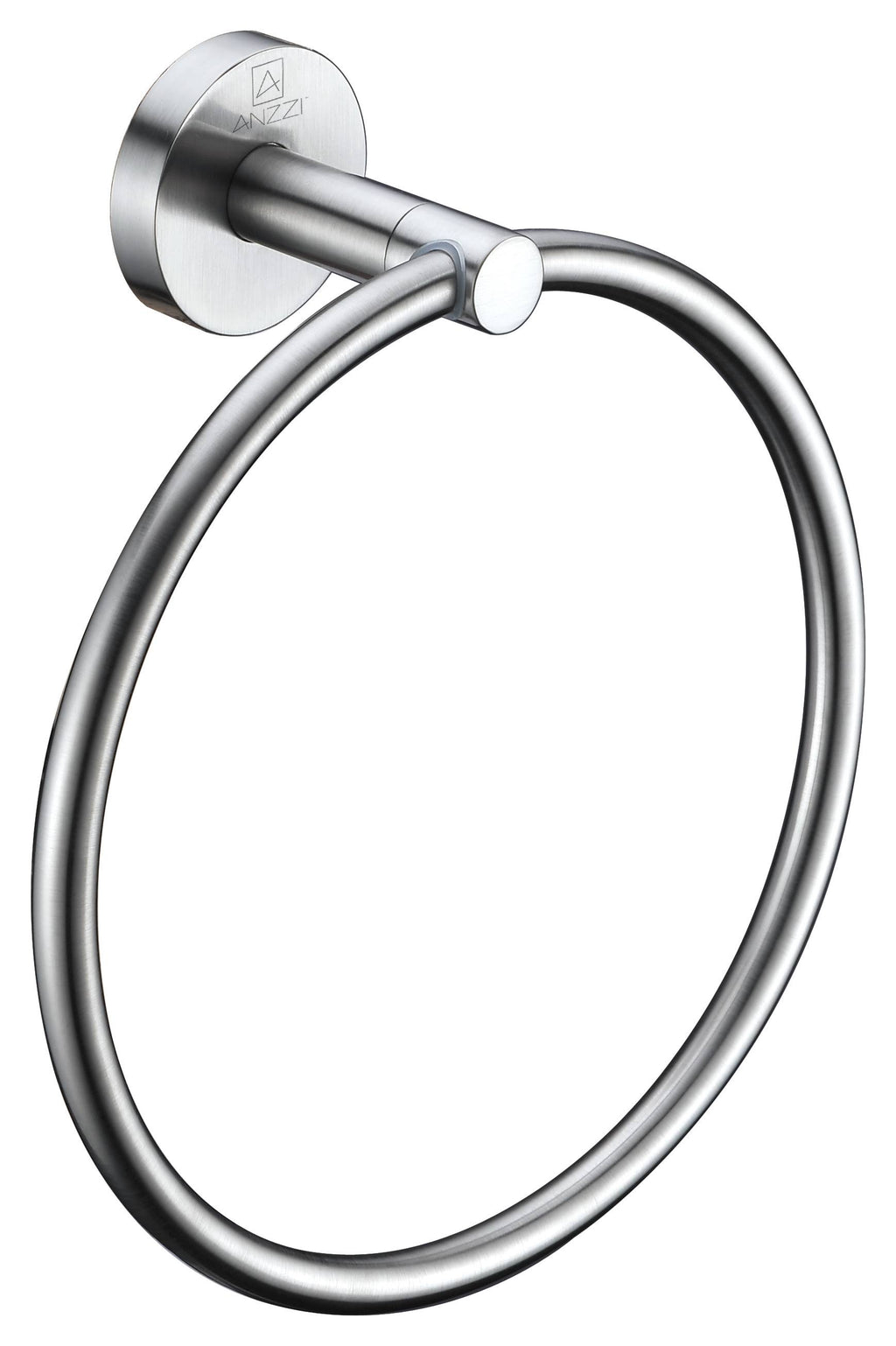 Brushed Nickel Towel Ring B8777