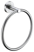 Brushed Nickel Towel Ring B8777