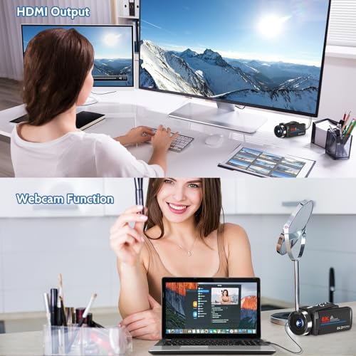 6K 64MP IR Night Vision Video Camera with 32GB SD Card E7571