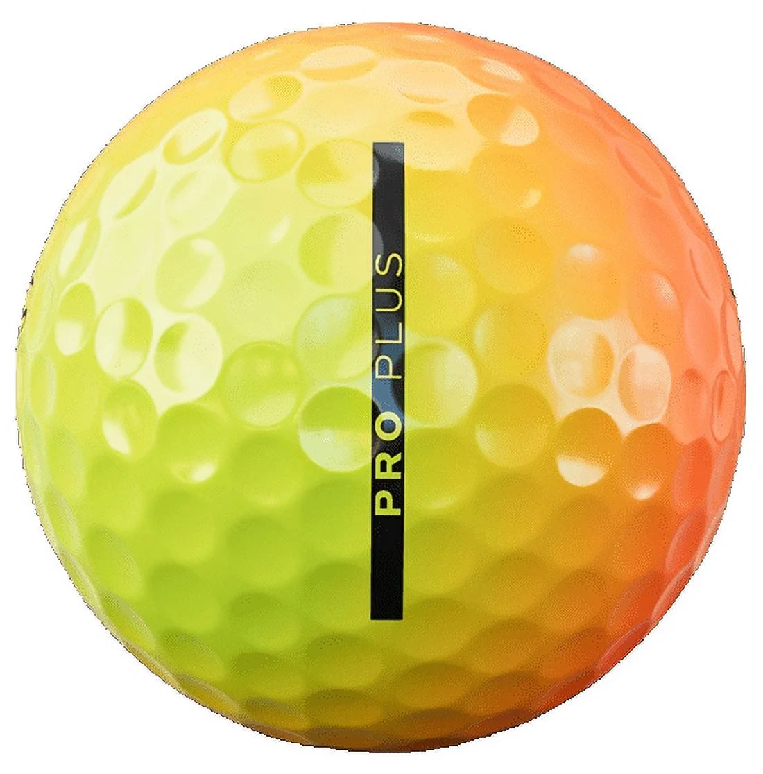 Limited Edition Pro Plus Golf Balls Shade Yellow Orange X4527