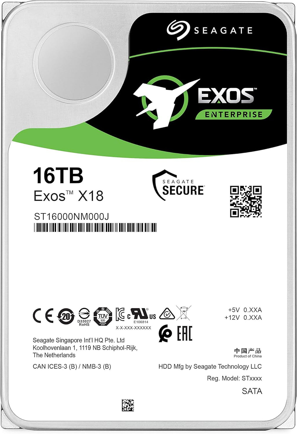16TB Enterprise HDD 3.5 Inch SATA 7200 RPM I62483