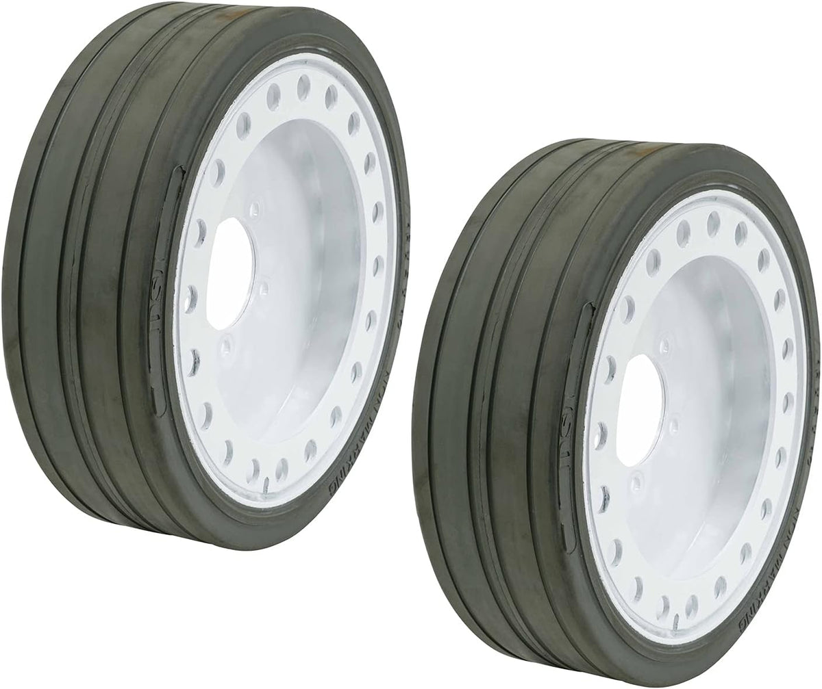 (2 Pack) 16 x 5 x 12 Non-Marking Wheel Assembly R92666
