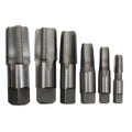 6 Piece High Speed Steel NPT Pipe Tap Set Q578