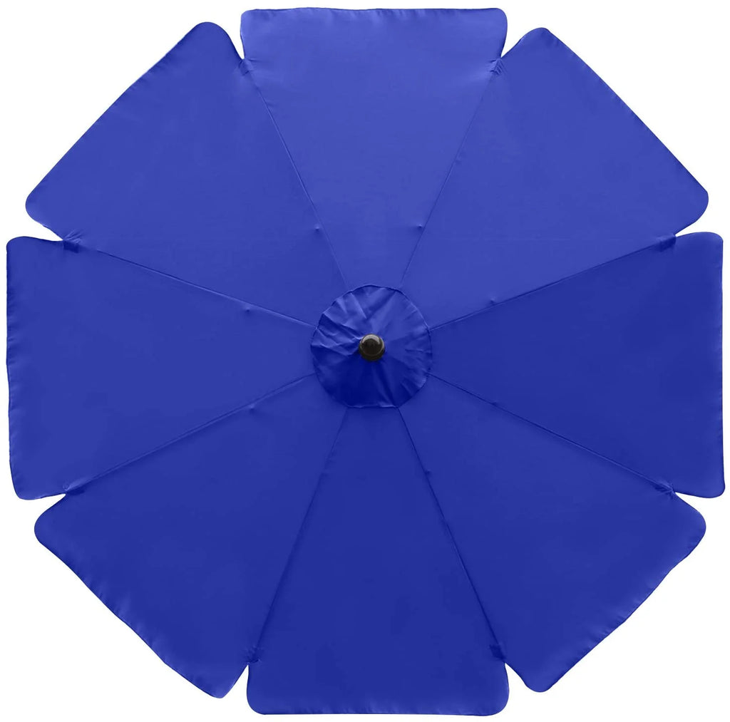 Blue Outdoor Market Patio Umbrella with Push Button Tilt N6892