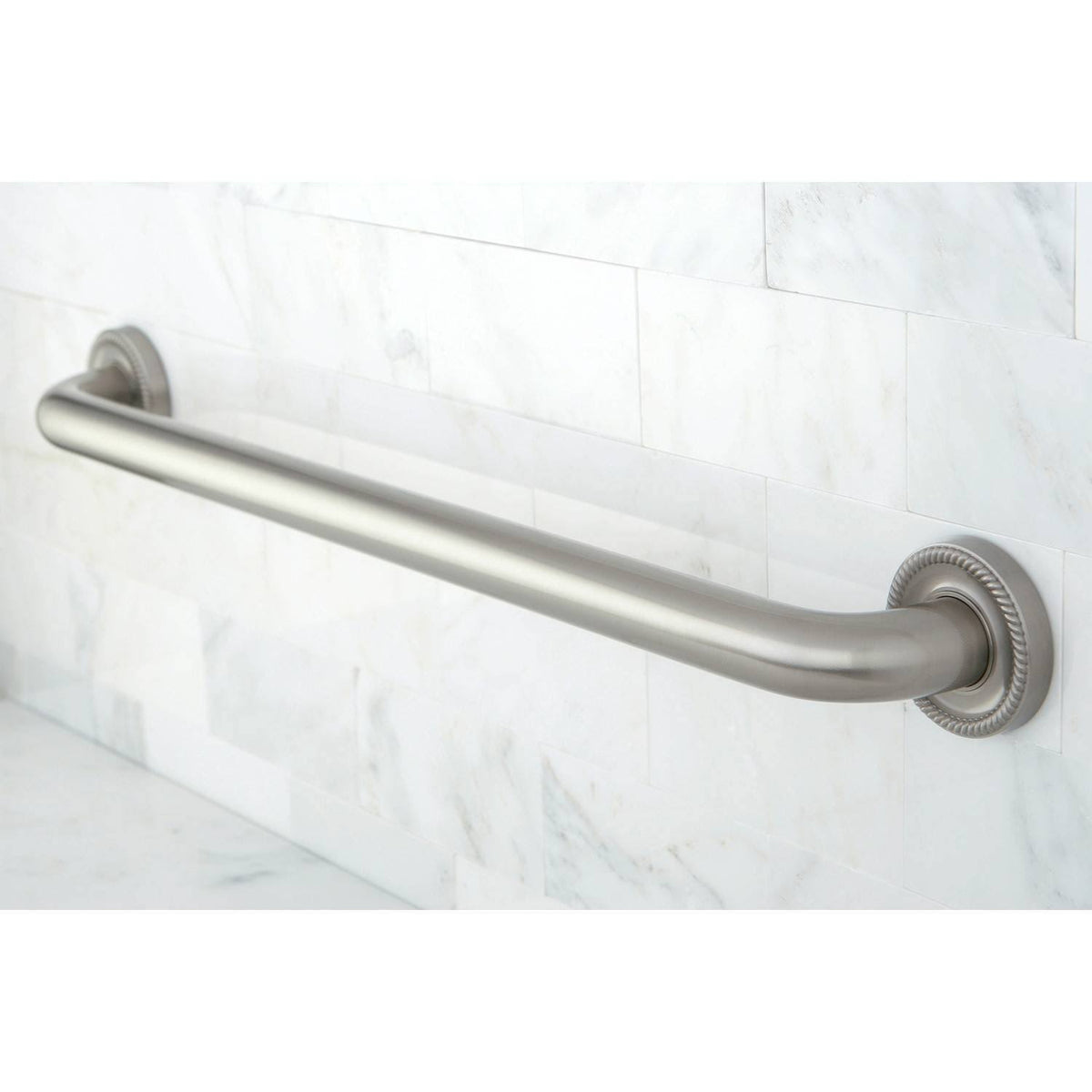 Brushed Nickel Decorative Grab Bar G566