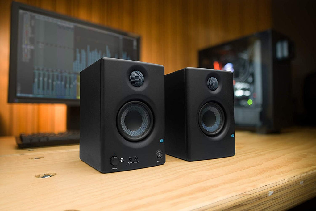 Audio Interface with Studio Monitors and Instrument Cable H377333