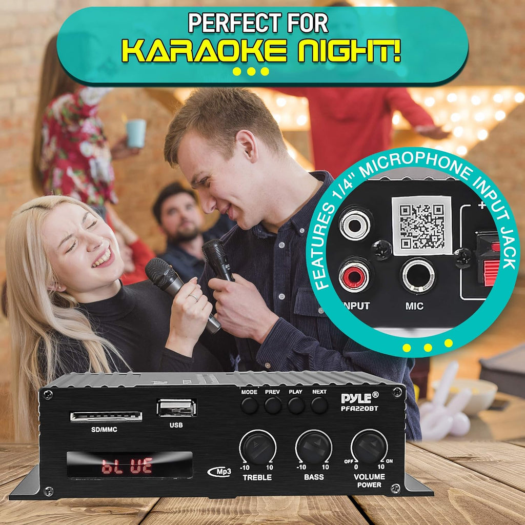 Pack of 2 Bluetooth Stereo Amplifier P278