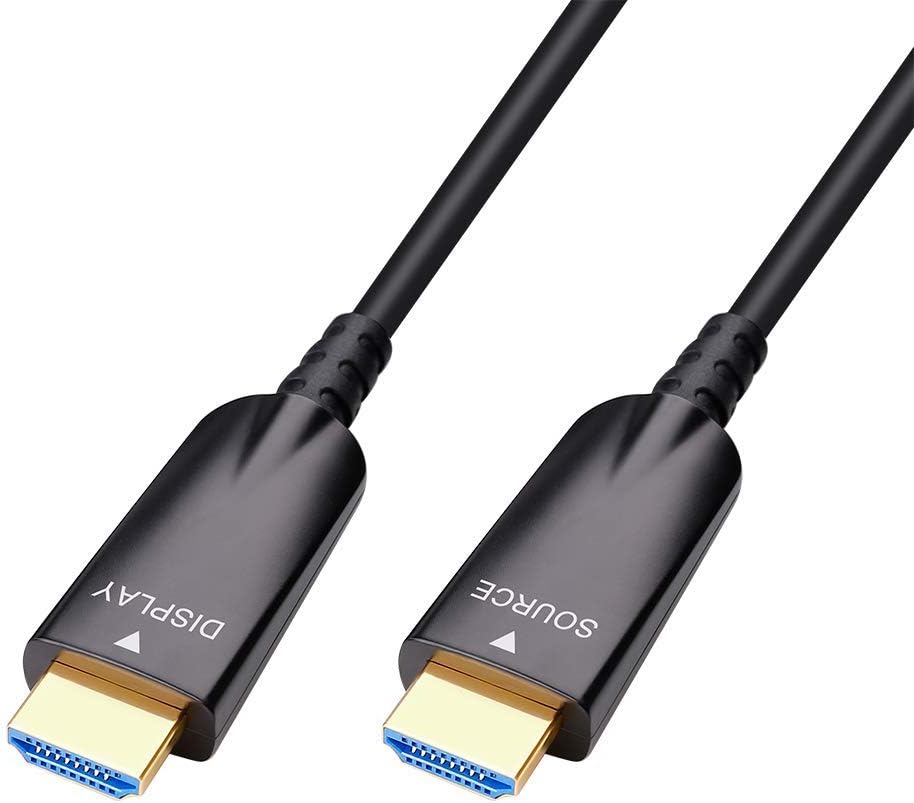 50m Fiber Optic HDMI Cable 4K 30Hz 1080p 60Hz Black K669