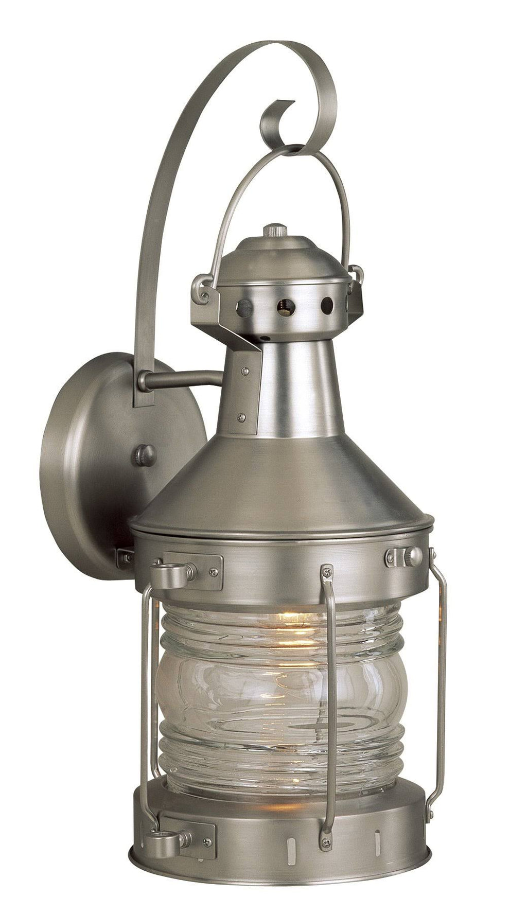 Brushed Nickel Outdoor Wall Light O81958
