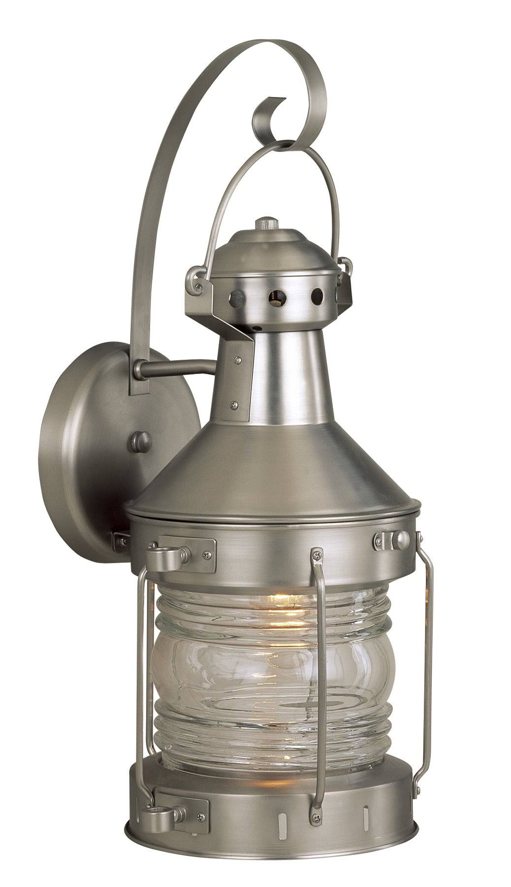 Brushed Nickel Outdoor Wall Light O81958
