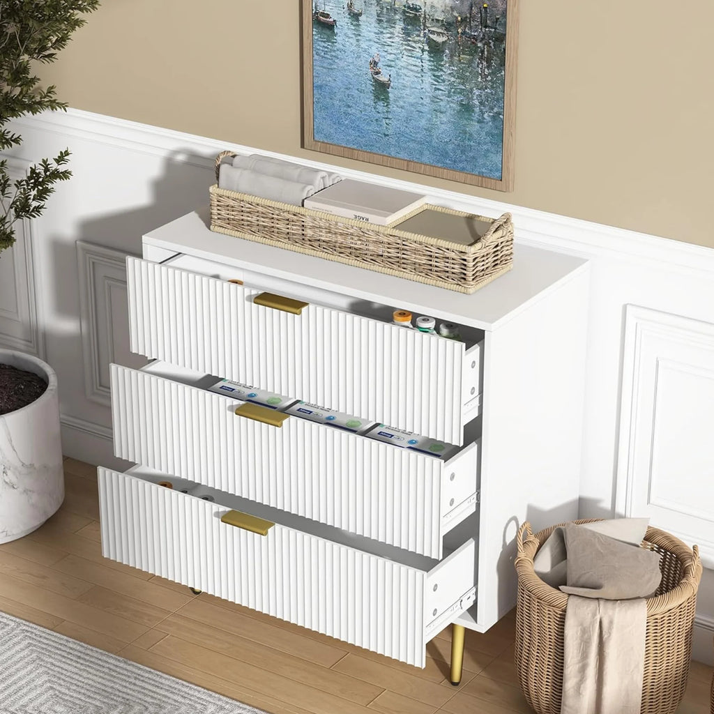 Modern 6 Drawer Wood Dresser O931414