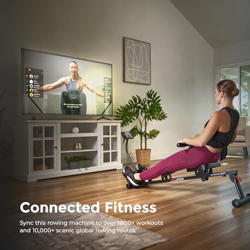 Compact Adjustable Rowing Machine with 12 Levels of Resistance Z46817