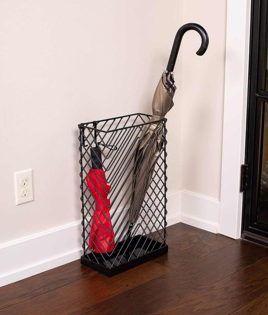 Black Metal Umbrella Stand P498938
