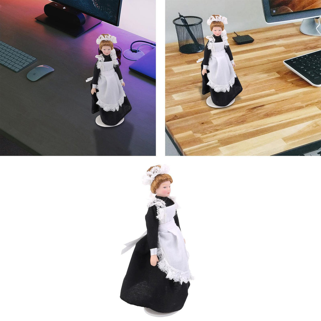 1:12 Scale Porcelain Maid Dollhouse Miniature R393