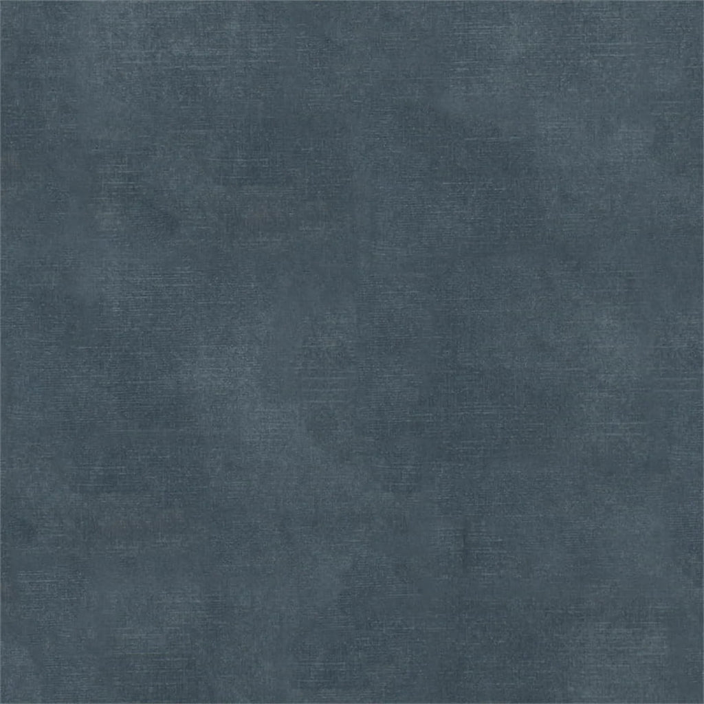 Dark Teal Blue Velvet Wingback Accent Chair with Stool J26940