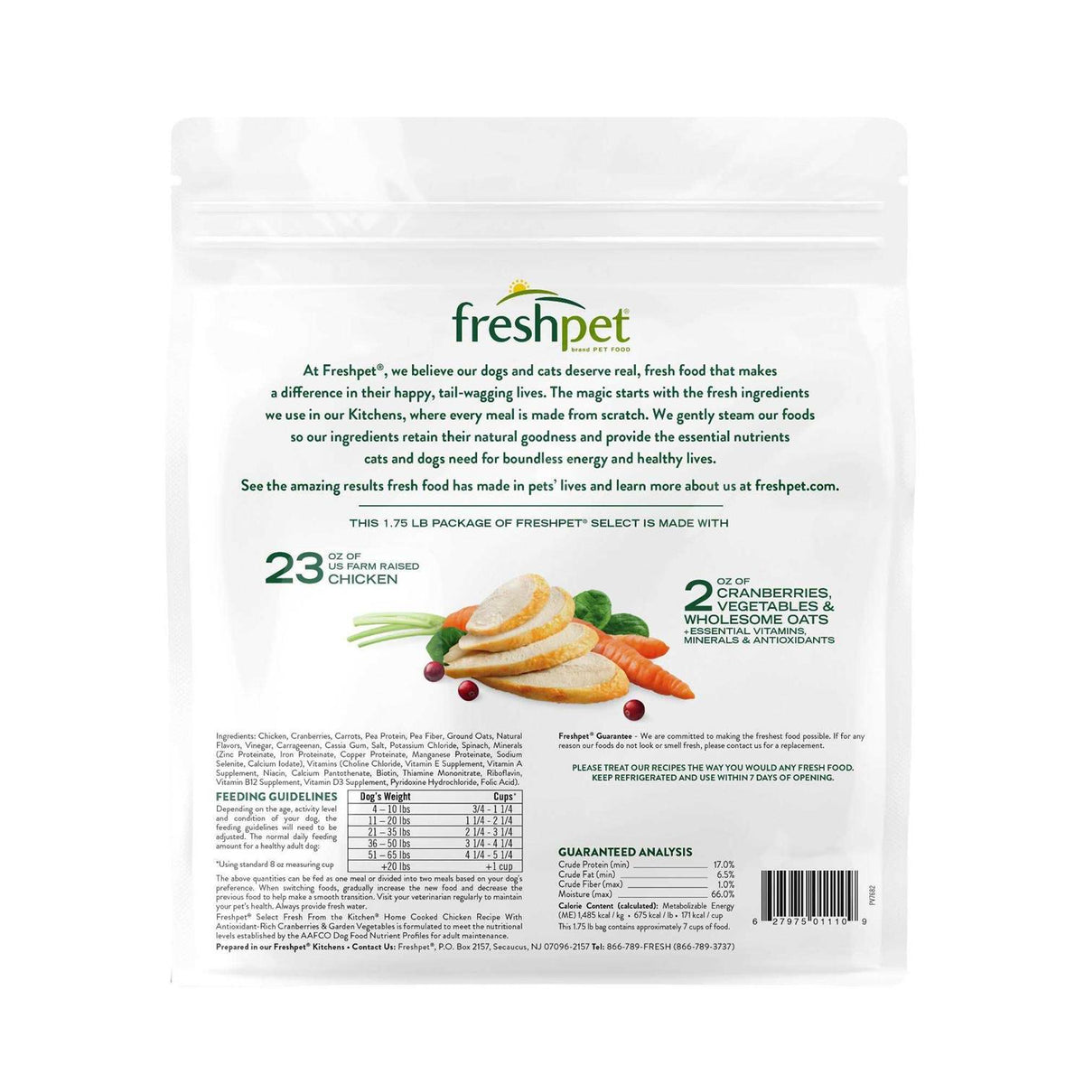 Fresh from the Kitchen Select Home Cooked Chicken Recipe Dog Food A631576