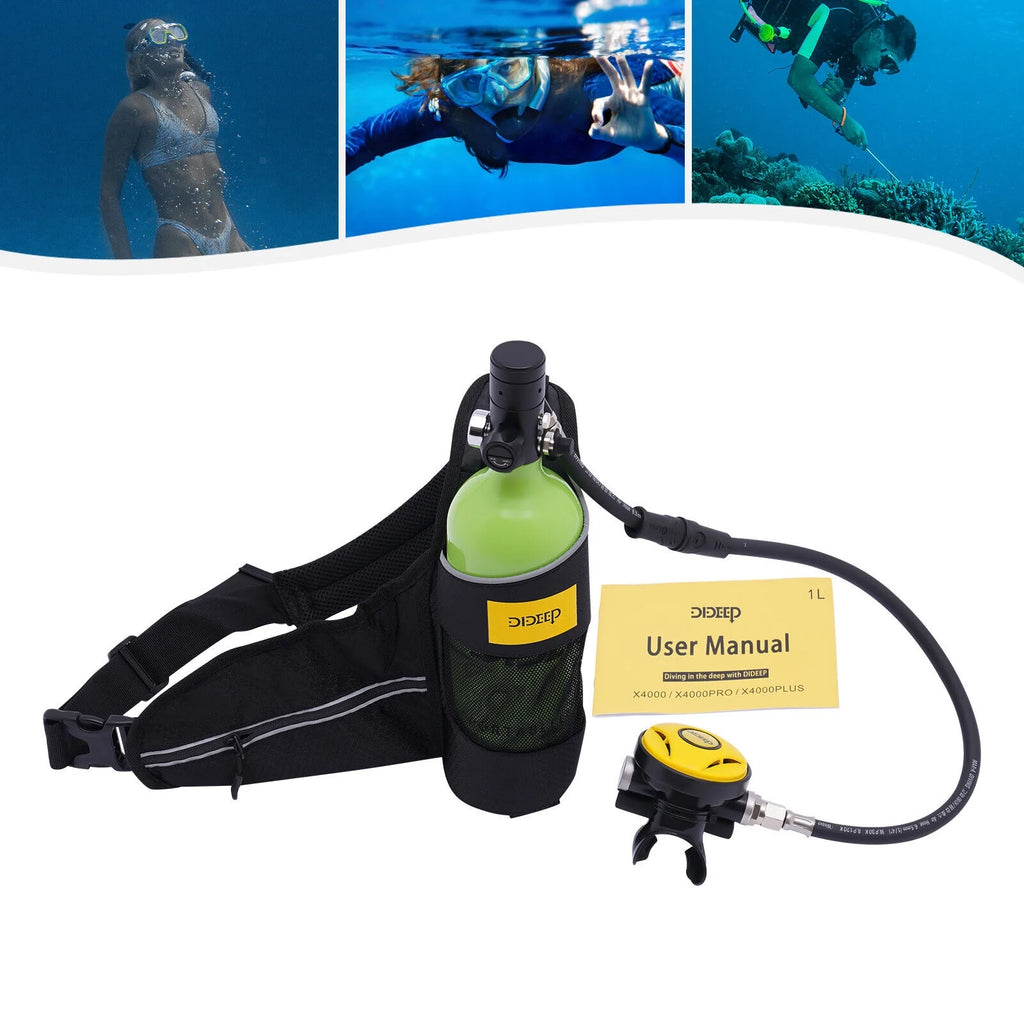 1L Mini Scuba Tank Underwater Dive Oxygen B368