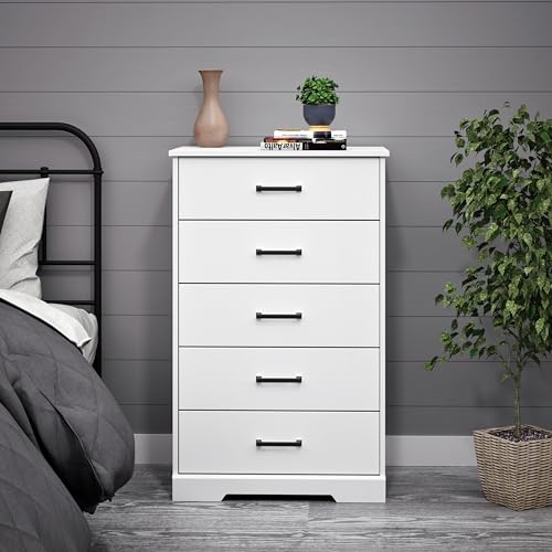 Black 5 Drawer Chest of Drawers R3806