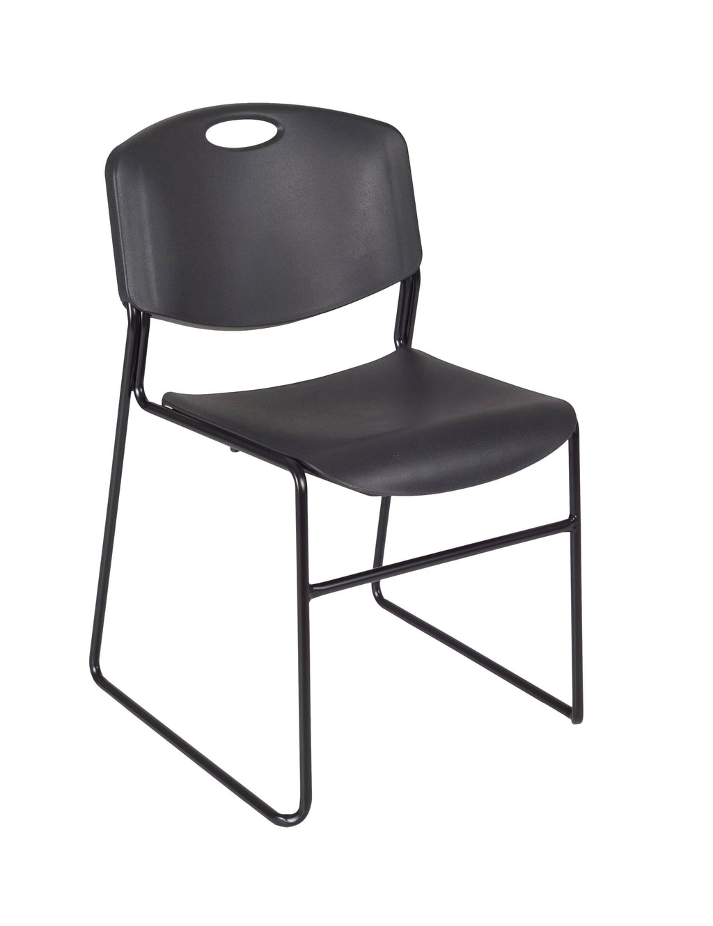 36x22 Square Breakroom Table with 4 Stack Chairs Y98305