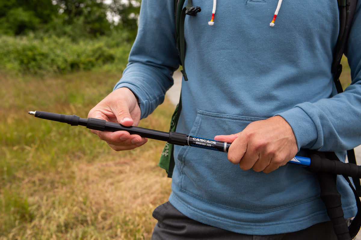 Aircraft-Grade Aluminum Anti-shock Twist Lock Trekking Poles O662