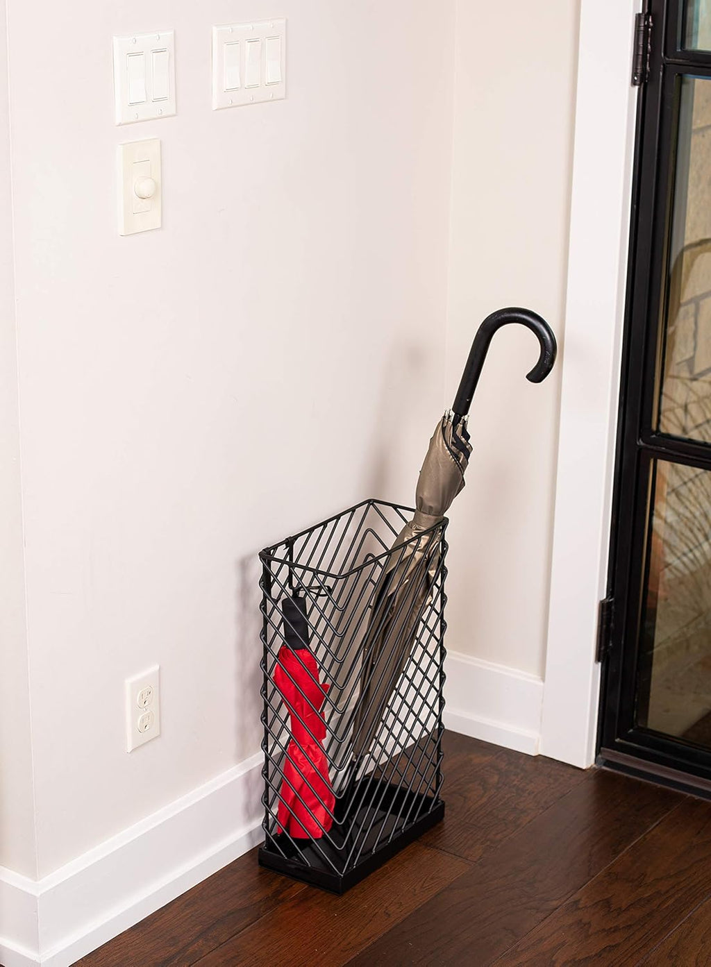 Black Metal Umbrella Stand P498938