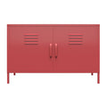 2 Door Metal Accent Cabinet, Terracotta X935