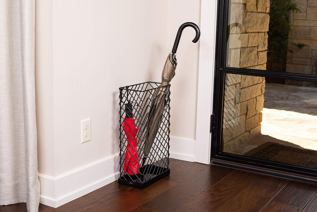 Black Metal Umbrella Stand P498938