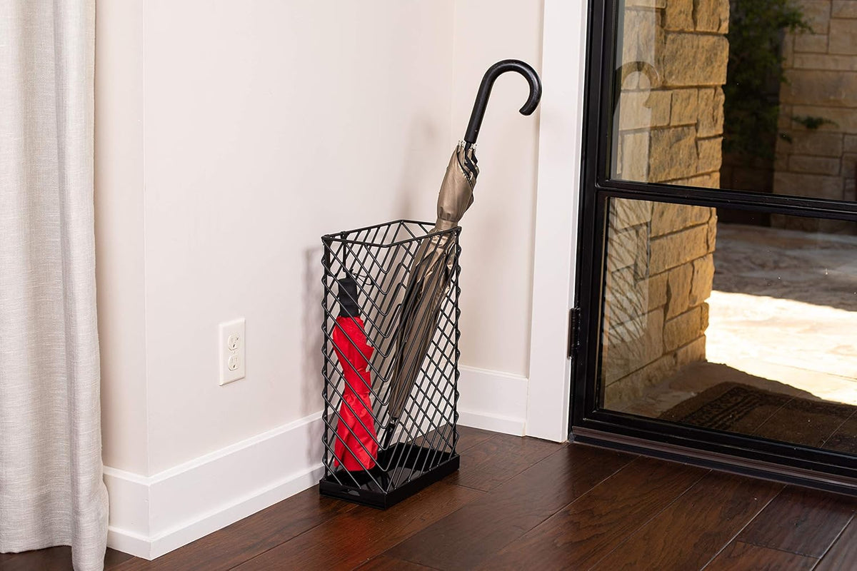 Black Metal Umbrella Stand P498938