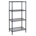24 x 30 x 74 in. Blue Electroplating Starter Shelf Unit E98368