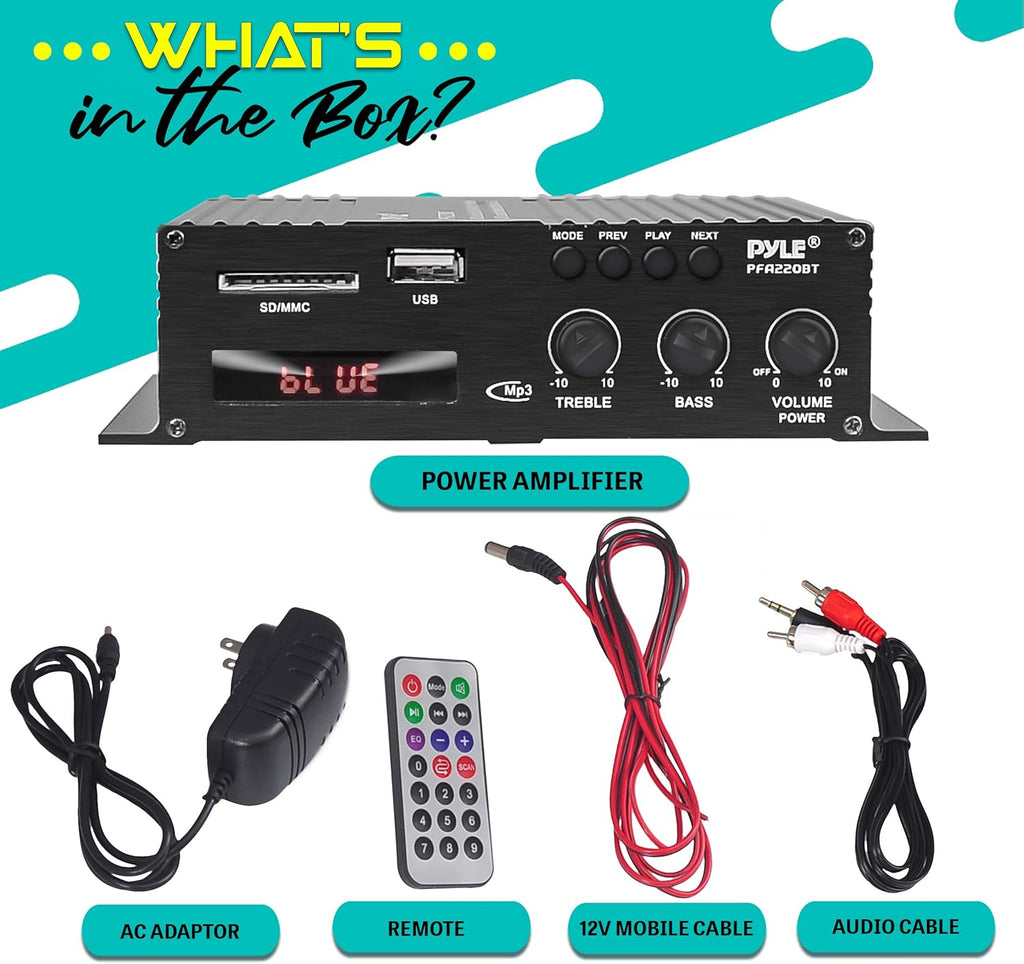Pack of 2 Bluetooth Stereo Amplifier P278