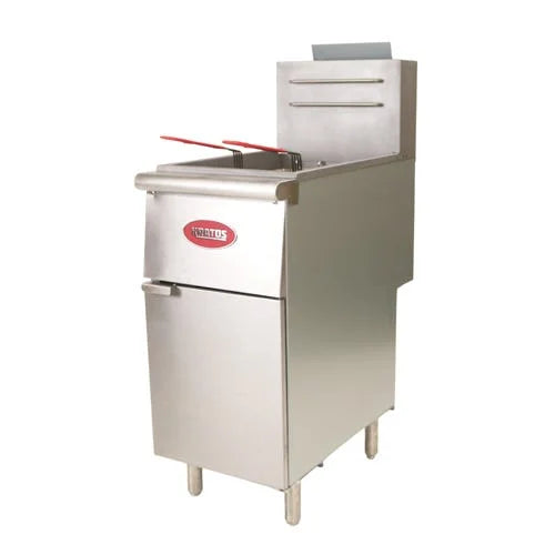Commercial Gas Floor Fryer 40 lb. Capacity Natural Gas M496